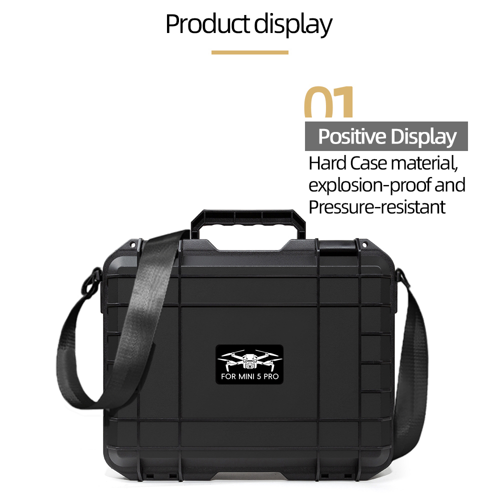 DJI Mini 5 Pro用ケース 防爆ケースバッグ ポー - Drone Hard Shell Case のレビューと価格