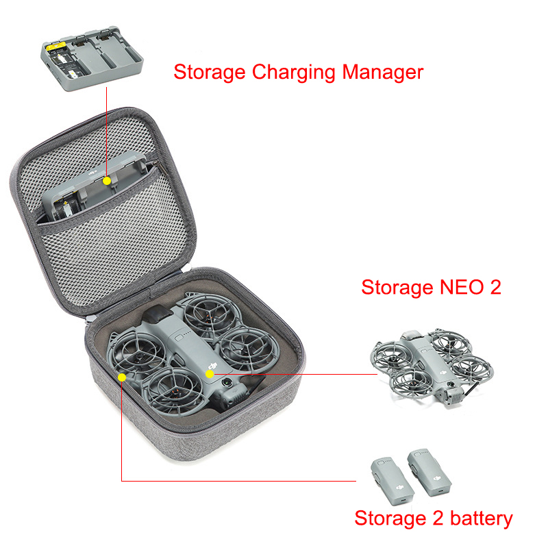 DJI NEO 2用耐衝撃ケース ハードシェルケース DJI - Drone Hard Shell Case のレビューと価格