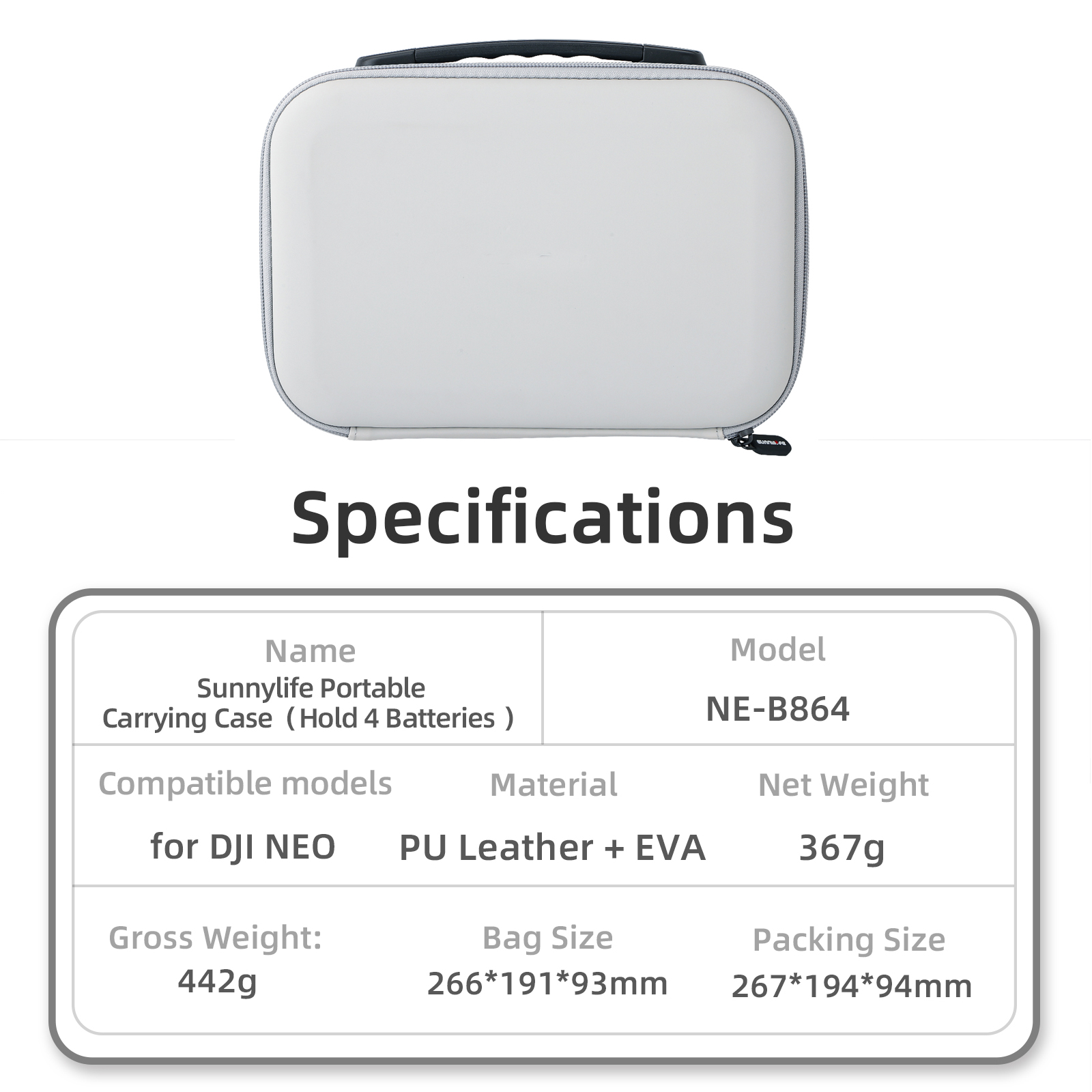 Dji Neo用ポータブルトラベルバッグ,ドローン用アクセサ - Drone Carrying Case のレビューと価格
