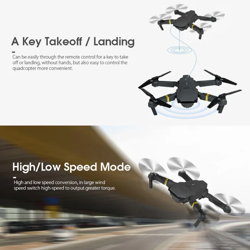 4K Eachine E58ドローン WIFI FPV 広角 - Eachine Drone E58 のレビューと価格